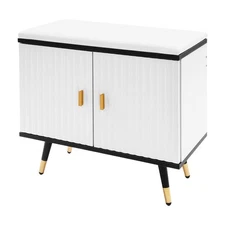 Shoe Storage Bench, Shoe Changing Bench, Shoe Bench with Cabinet Storage