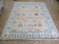 12 x 15 Hand Knotted Pink Turkish Oushak Oriental Rug G16639