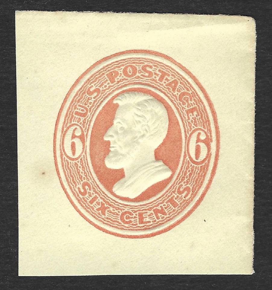 US Scott # U182A  Vermillion on Amber Mint F/VF...Free Shipping - Image 4 of 4