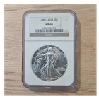U.S. Mint 1987 American Eagle Silver Dollar 1 oz NGC MS 69 Coin