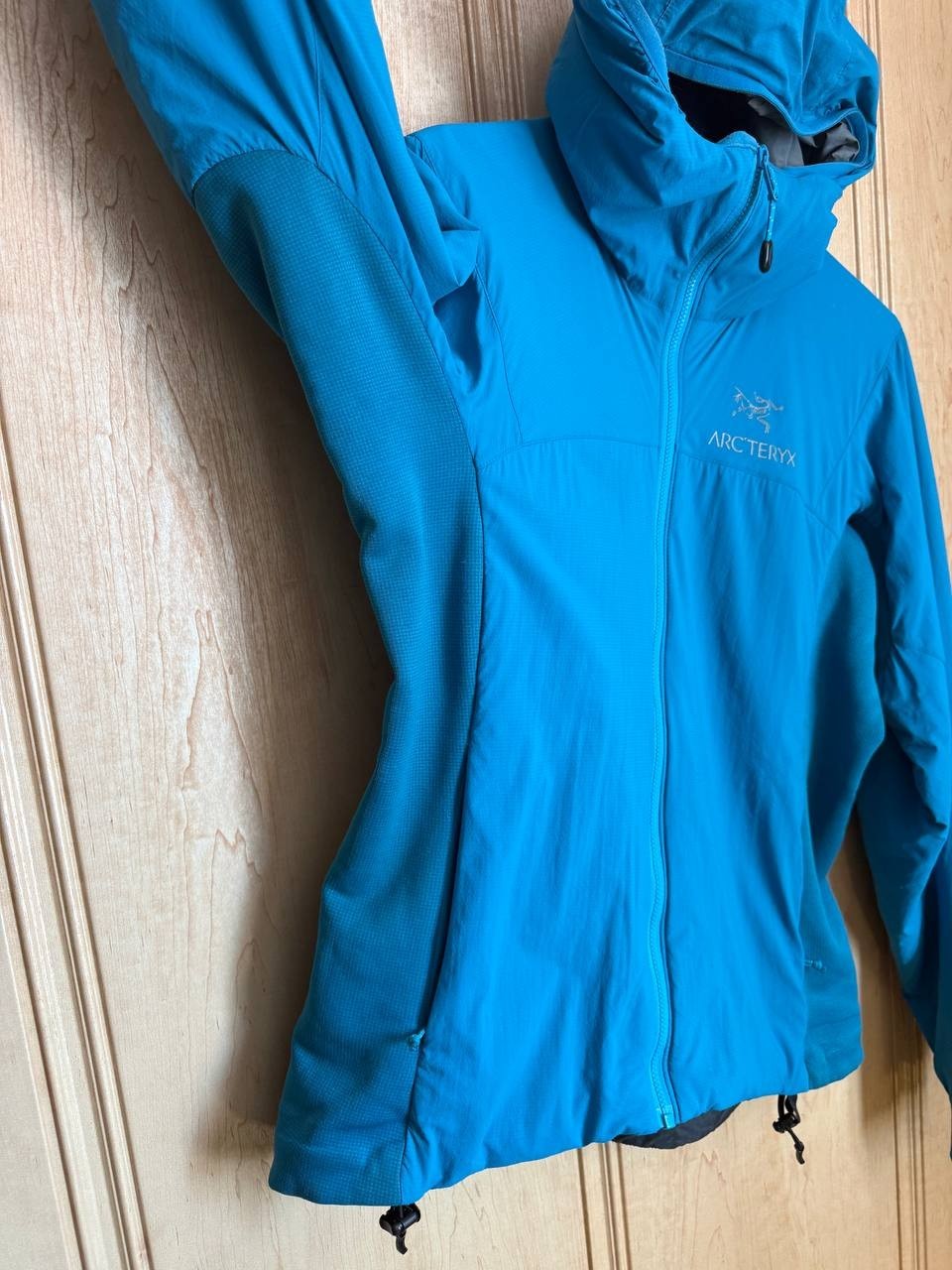 ARCTERYX ATOM LT SOFTSHELL HOODY FULL ZIP BLUE JACKET NYLON LONG SLEEVE WOMENS S image 6