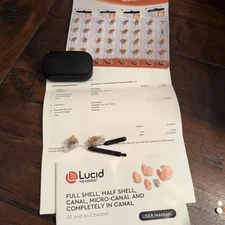 Lucid Hearing 64-Channel Half Shell E Hearing Aids Tested From 11/23