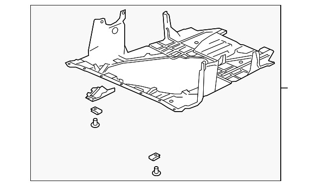 Escudo inferior para Honda Accord 2018-2022 (N/P 74110-TWA-A00)
