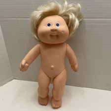 Cabbage Patch Kids All Vinyl Doll 1987 Splashin’ Kids Blonde Blue Eyes