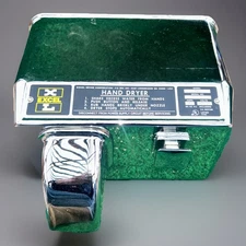 Vintage Excel Dryer 76C Hand Dryer 1950s 110/120V Chrome Heater Dryer Commercial