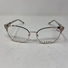 LAMB EYEWEAR LA120 GRAY PINK GOLD 53-17-135 B:43 FLEX HINGE R952