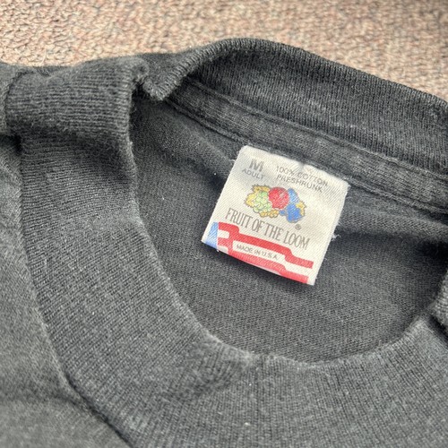 Vintage Drachen Fire Roller Coaster Busch Gardens Single Stitched TShirt M Black - Picture 3 of 7