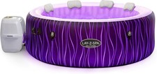 Image of Lay-Z-Spa Hollywood Airjet Hot Tub with Built In LED Light System, 140 AirJet Ma
