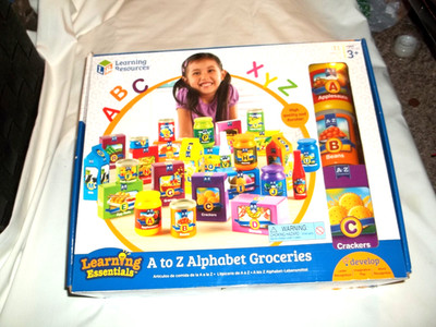 Learning Resources Alphabet Groceries NIP 31 pc set Shop your way to Big Vocab