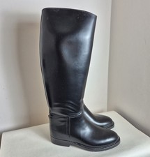 Aigle UK4 EU 37 Coupe Saumur Gummi Reitstiefel schwarz Reitsport Gummistiefel