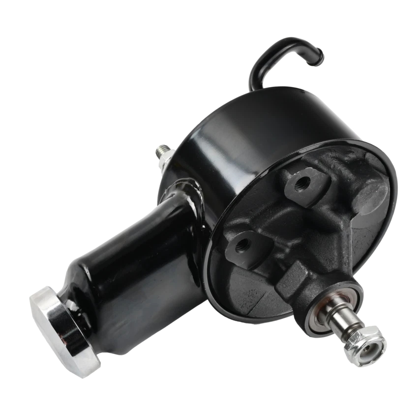 Small Big Block Chevy Black Saginaw Power Steering Pump SBC BBC 350 454 327 427 - Image 2 of 4