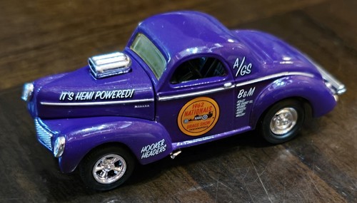 2.75"M2 Machines 1/64 2023 Series Purple 1941 Willys Coupe Gasser NHRA Car Loose - Picture 1 of 10