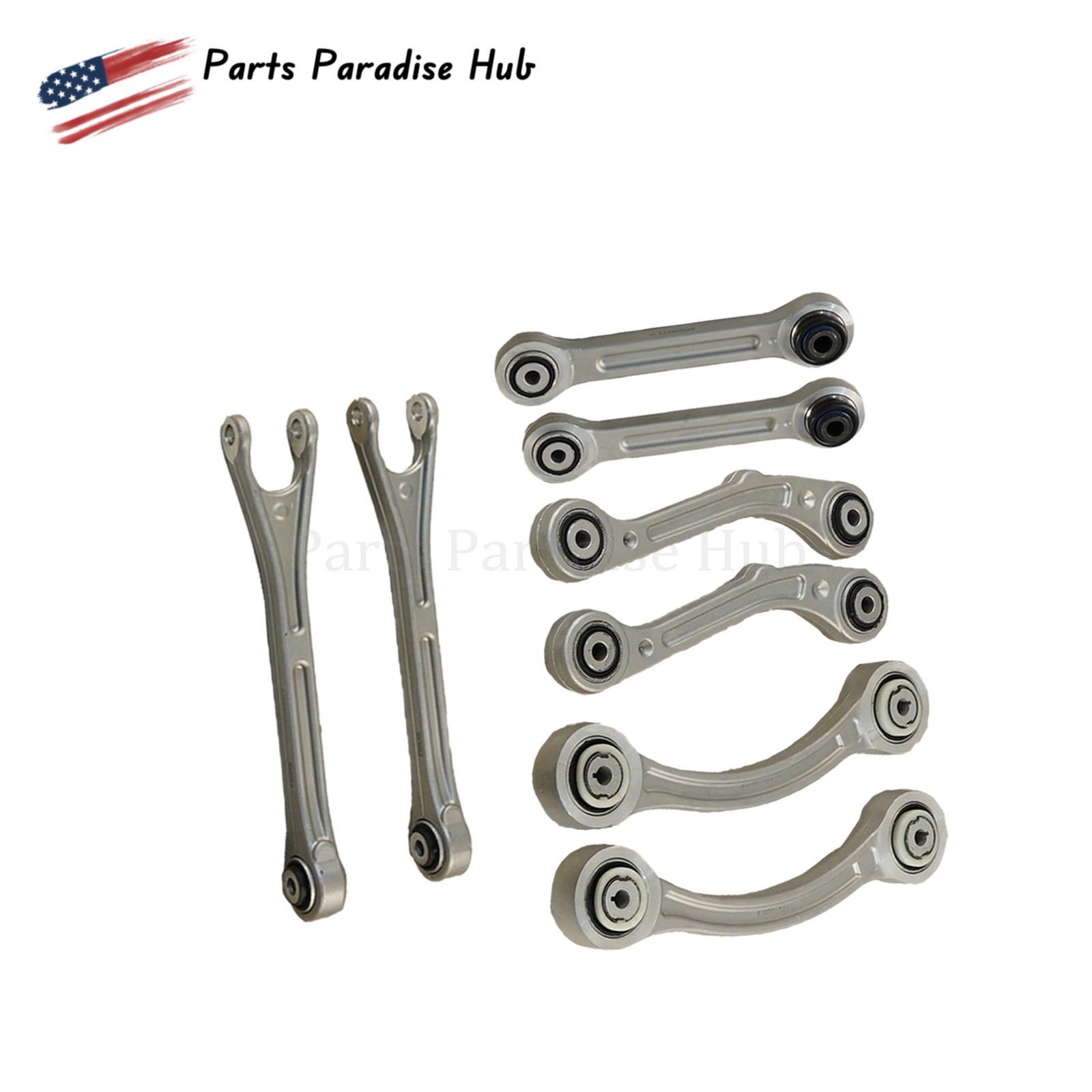 8PCS Rear Suspension Control Arm Set Fit Maserati Ghibli Quattroporte 14-16 US