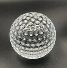 Vintage Waterford Signed Crystal Golf Ball Paperweight 2.25” Diameter
