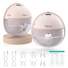 Hands Free Breast Pump P16, Wearable Breast Pump Electirc Portable with 4 Mod...