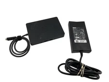 Dell WD15 K17A USB-C Dock Docking Station K17A001 With 130W A/C Adapter