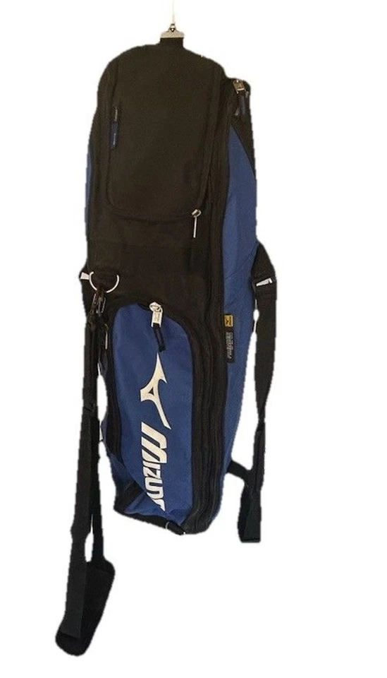 Bolsa de beisebol/softball Mizuno Premier azul e preta -34” com alça de ombro - Imagem 2 de 4