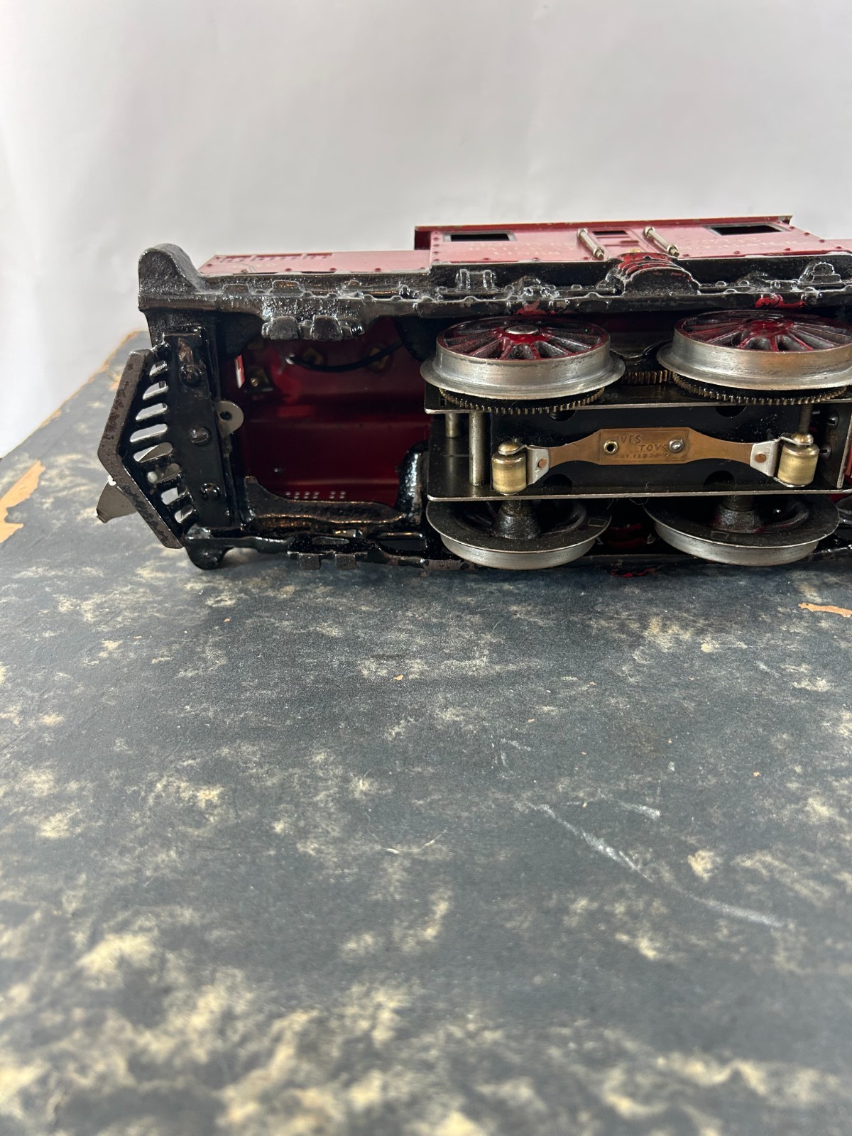 Ives 701 Train Set 3242 Loco + 184 185 186 Cars w/ Transformer Box 1922  Works