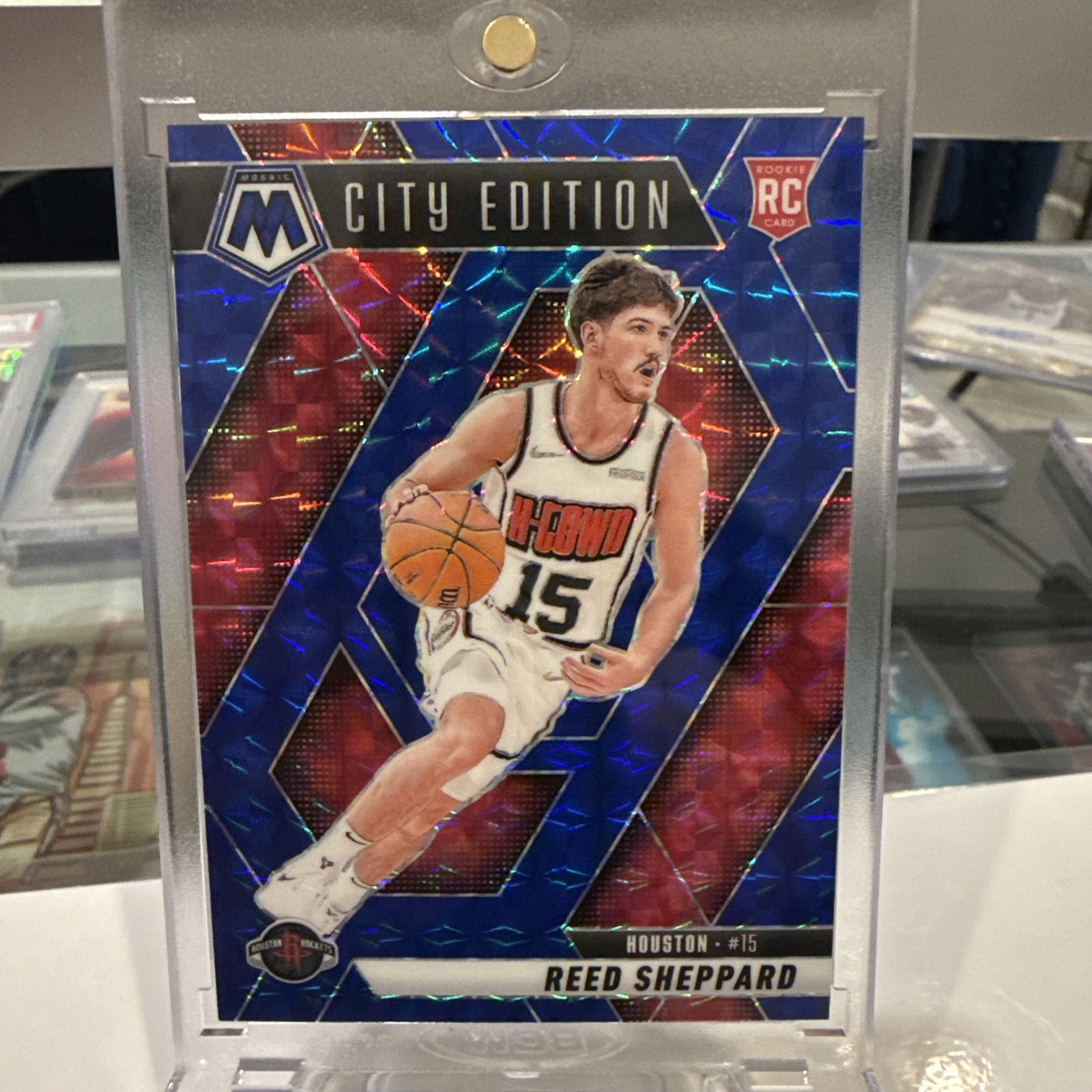 2024-25 Mosaic Reed Sheppard City Edition Blue Mosaic RC /199 🔥 Rookie