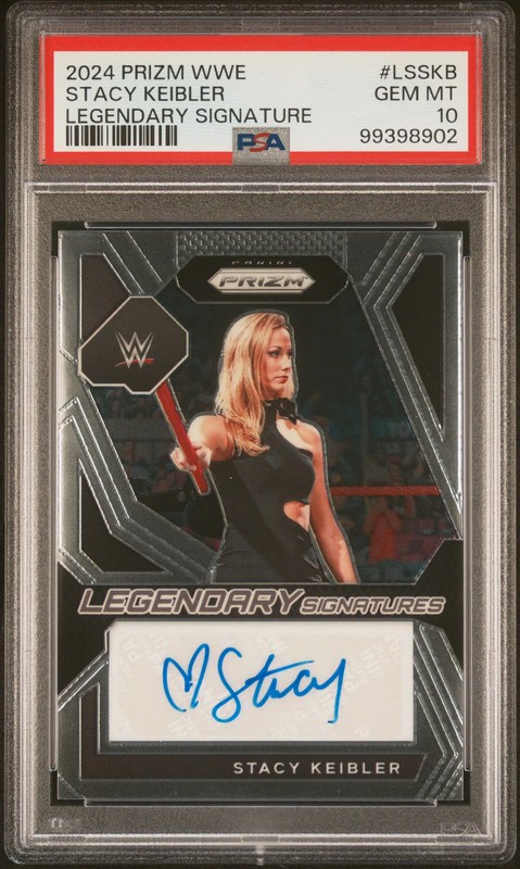 2024 Panini Prizm WWE Legendary Signatures Stacy Keibler #LSSKB PSA 10