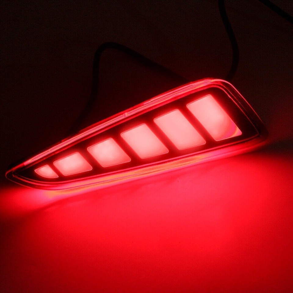 Rear Bumper Reflector LED Brake Driving Tail Light For Toyota C-HR CHR ...