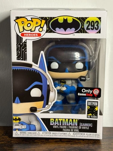 Batman Gamer Funko POP! Heroes #293 GameStop Exclusive