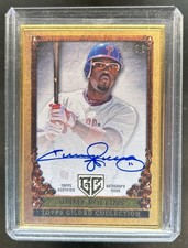 2023 Topps Gilded Jimmy Rollins Gallery of Gold Auto #/50 Phillies