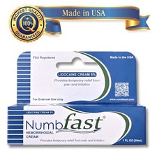 30g - 3000g Lidocaine Numbing Cream NumbFast Topical Anesthetic Water Based