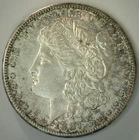 1887 S Morgan Silver Dollar BU $1 US Coin Uncirculated San Francisco Mint Toned