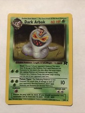 Pokemon Team Rocket Dark Arbok 2/82 Holo Rare Unlimited Card