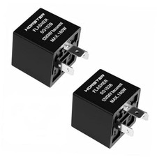 car Turn Signal Flasher SG152B, Black, 12V/24V Universal, Non-Polarized 3-pin