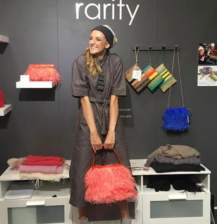 Shayleen Feather & Leather TOTE - Image 4 of 4