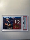 2008 Topps Chrome Dynasties Tom Brady Blue Refractor /50 #TB PSA 8