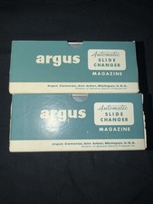 Argus Automatic Slide Changer Magazine Tray 593 holds 36 2x2 slides Lot Of 2