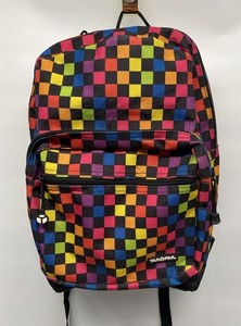 NEW!!! Yak Pak Multicolor Checkered Backpack YAK PAK Plaid DELUXE Student Backpack SHOULDER BAG School  main image 3