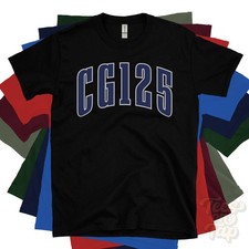 CG125 T-SHIRT VARSITY LOGO college style motorcycle biker