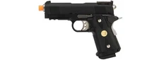 WE Tech 1911 3.8 Baby Hi-Capa Gas Blowback Airsoft Pistol [Version B] (Black) –