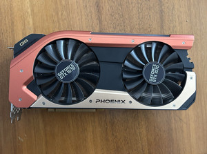 Gainward Phoenix GeForce GTX 1070 PCIe 3.0 x16 Grafikkarte mit Lüfter Kühlkörper
