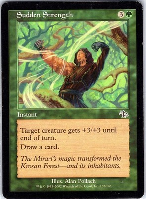 Sudden Strength 132 C Judgment Magic the Gathering MTG LP