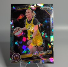 Panini 2025 Prizm WNBA Julie Vanloo #132 Cracked Ice Los Angeles Sparks