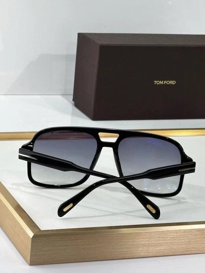 Óculos de sol aviador masculino TomFord TF884 Falconer tamanho: 60 18-140 - Imagem 3 de 4
