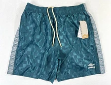 Umbro Checkerboard Checkered Shorts Green Urban Outfitters Mens Medium New $50