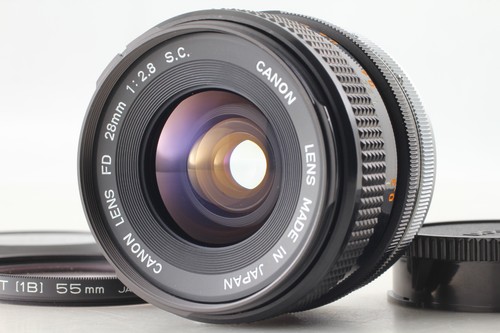 [Near MINT] Canon FD 28mm f/2.8 S.C. SC Wide Angle Lens Prime Manual From JAPAN