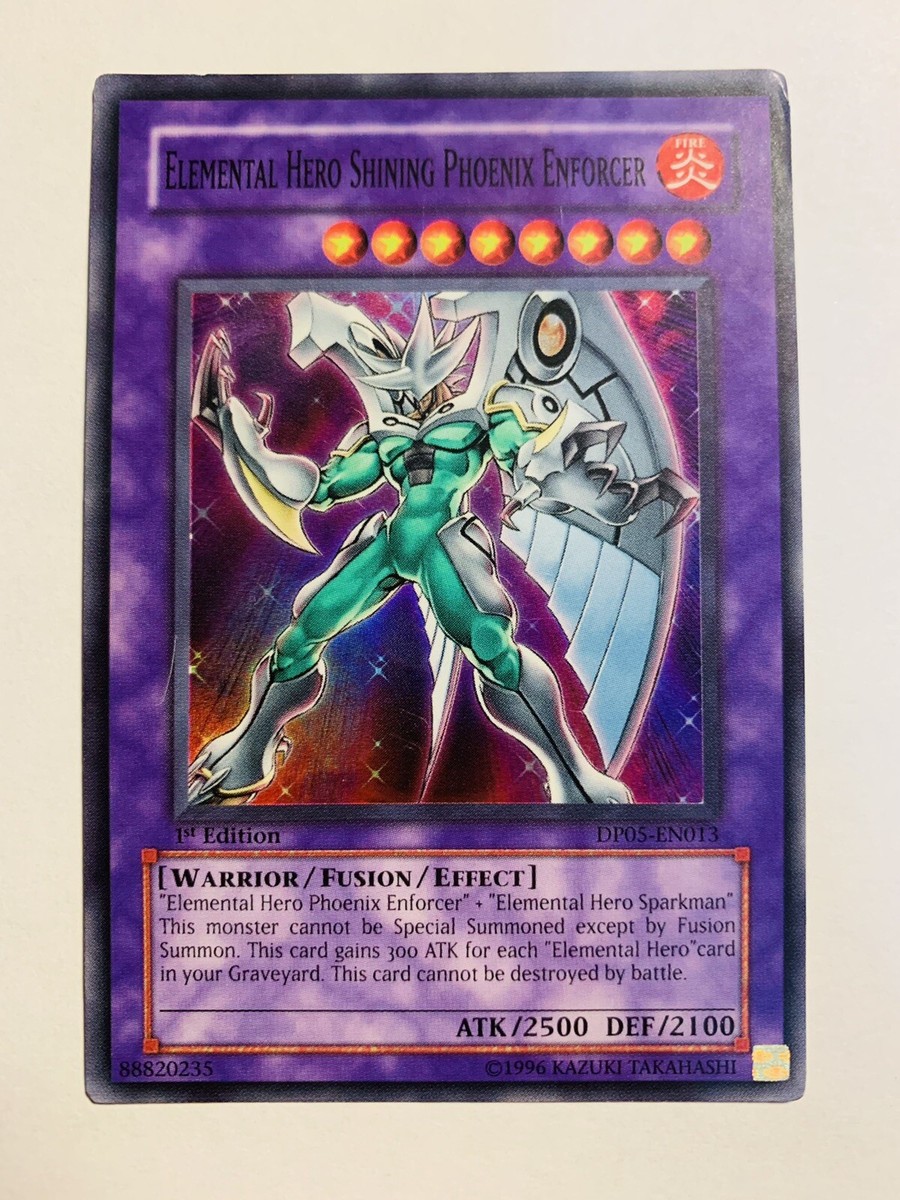 Yu-Gi-Oh! Elemental HERO Shining Phoenix Enforcer DP05-EN013 Super