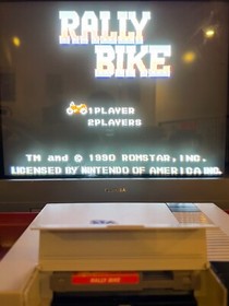 Rally Bike (Nintendo Entertainment System, 1990) NES CIB Complete Tested!