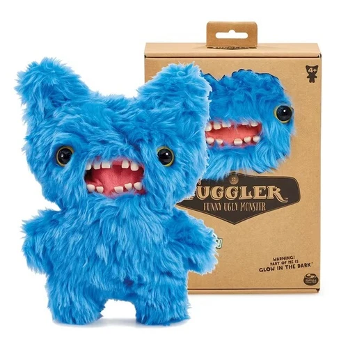 Muñeco de peluche genuino Fuggler feo monstruo viejo diente brilla en la oscuridad - Imagen 6 de 34