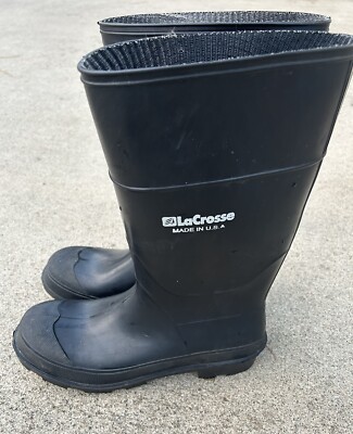 LaCrosse Rubber  Waterproof Wellington Rain Mud Boots Made USA Men\'s Size 12 LaCrosse Alpha Evolution 17 main image 3