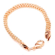 Pure Copper Snake Chain Bracelet, 100 % Pure Solid Copper Chain Bracelet  All Sz