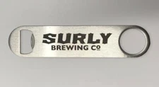 NEW Metal Bottle Opener Surly Brewing Co 7"