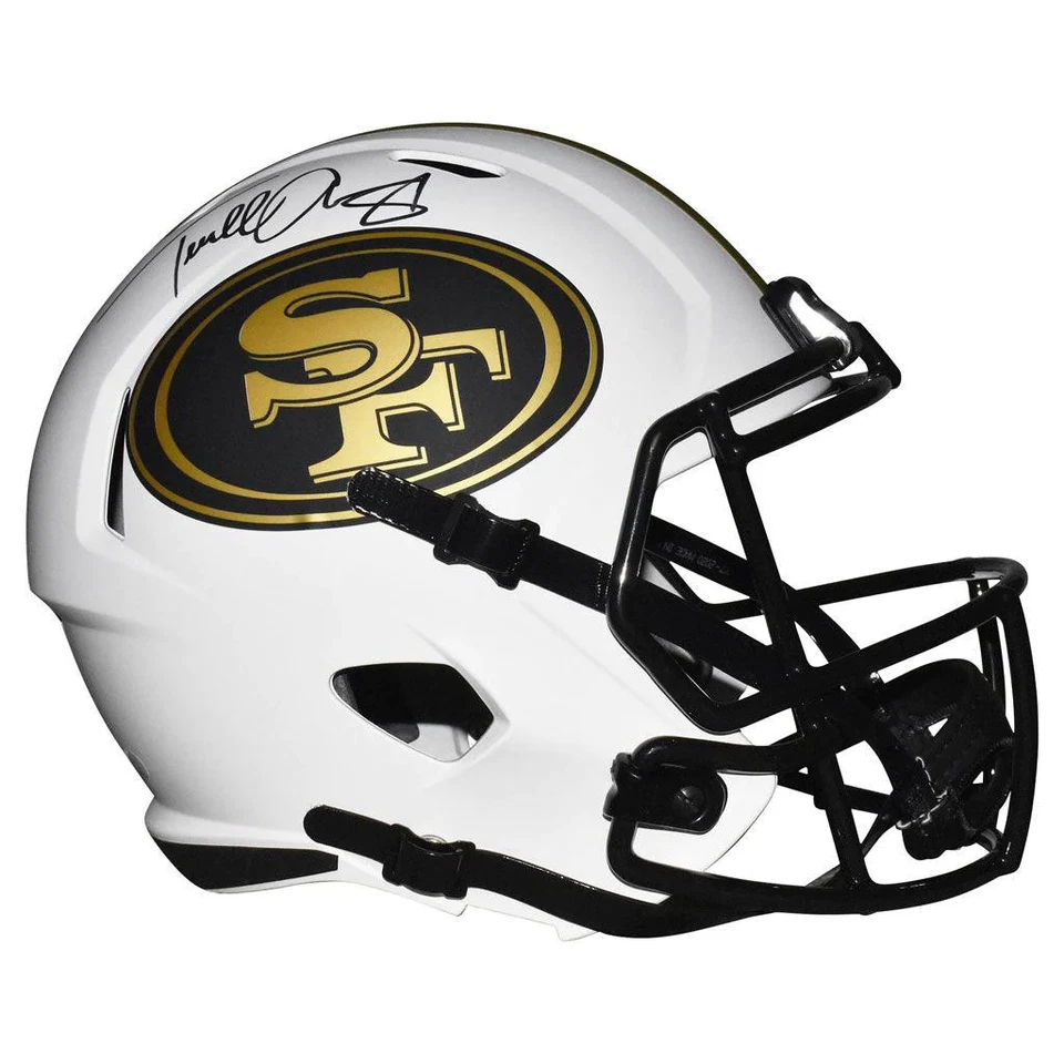 Terrell Owens Firmado San Francisco 49ers Eclipse Lunar Velocidad Tamaño Completo Réplica F Foto 4 de 4